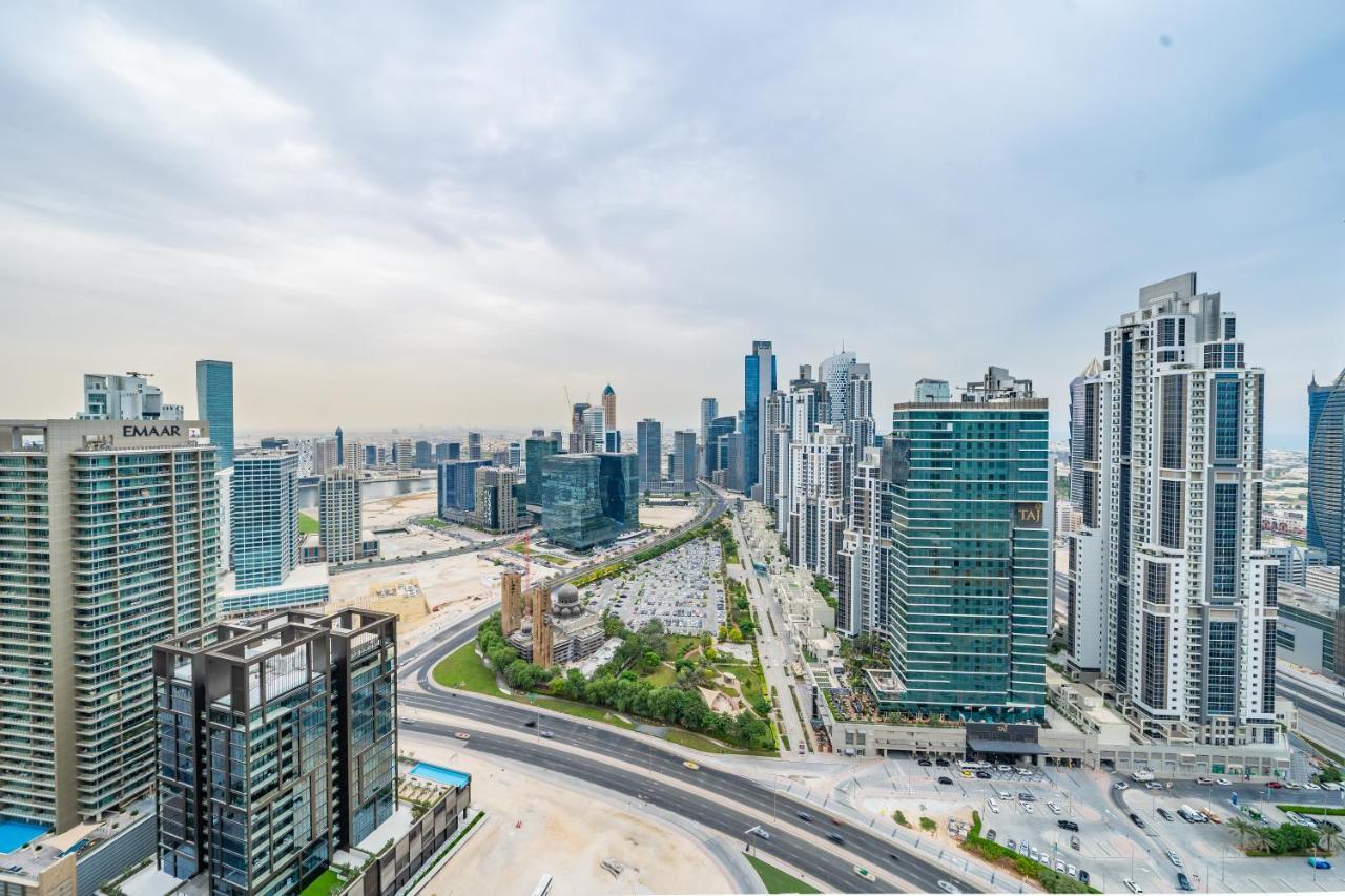 Breathtaking City Views From Dt Apt With Terrace Dubaj Zewnętrze zdjęcie